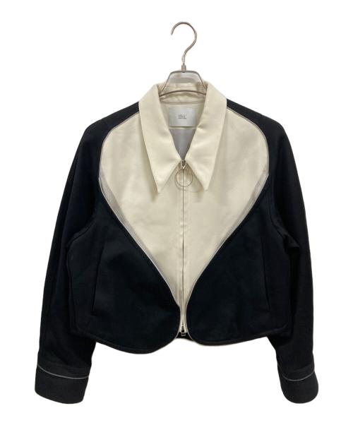 hatra（ハトラ）hatra (ハトラ) 24SS HEART JACKET 03LW ベージュ×ブラック サイズ:1の古着・服飾アイテム