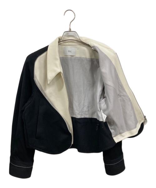 hatra（ハトラ）hatra (ハトラ) 24SS HEART JACKET 03LW ベージュ×ブラック サイズ:1の古着・服飾アイテム