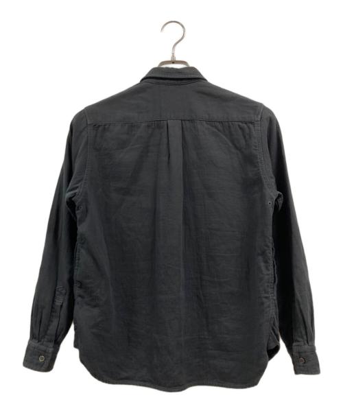 and wander（アンドワンダー）and wander (アンドワンダー) twill c/w LS shirt グレー サイズ:Sの古着・服飾アイテム