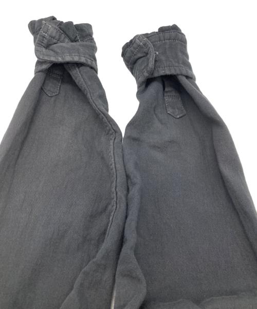 and wander（アンドワンダー）and wander (アンドワンダー) twill c/w LS shirt グレー サイズ:Sの古着・服飾アイテム