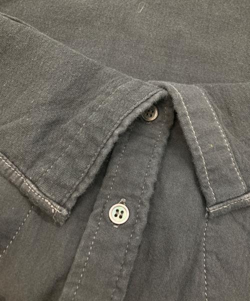 and wander（アンドワンダー）and wander (アンドワンダー) twill c/w LS shirt グレー サイズ:Sの古着・服飾アイテム