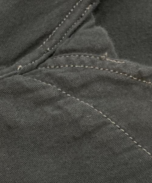 and wander（アンドワンダー）and wander (アンドワンダー) twill c/w LS shirt グレー サイズ:Sの古着・服飾アイテム