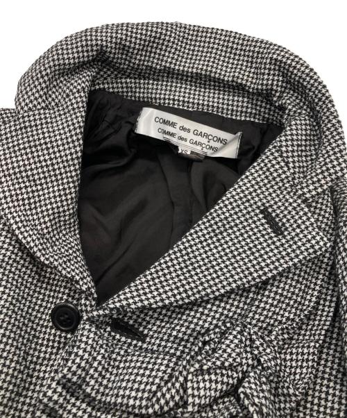 COMME des GARCONS COMME des GARCONS（コムデギャルソン コムデギャルソン）COMME des GARCONS COMME des GARCONS (コムデギャルソン コムデギャルソン) 千鳥柄ウールジャケット ホワイト×ブラック サイズ:XSの古着・服飾アイテム
