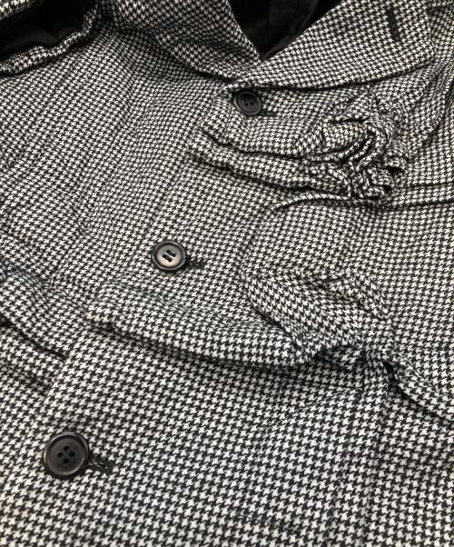 COMME des GARCONS COMME des GARCONS（コムデギャルソン コムデギャルソン）COMME des GARCONS COMME des GARCONS (コムデギャルソン コムデギャルソン) 千鳥柄ウールジャケット ホワイト×ブラック サイズ:XSの古着・服飾アイテム