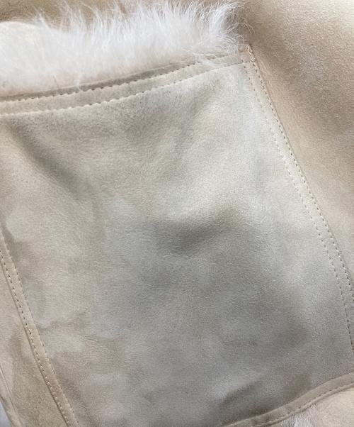 GRACE CONTINENTAL（（グレースコンチネンタル）GRACE CONTINENTAL (（グレースコンチネンタル) ムートンコート ベージュ サイズ:36の古着・服飾アイテム