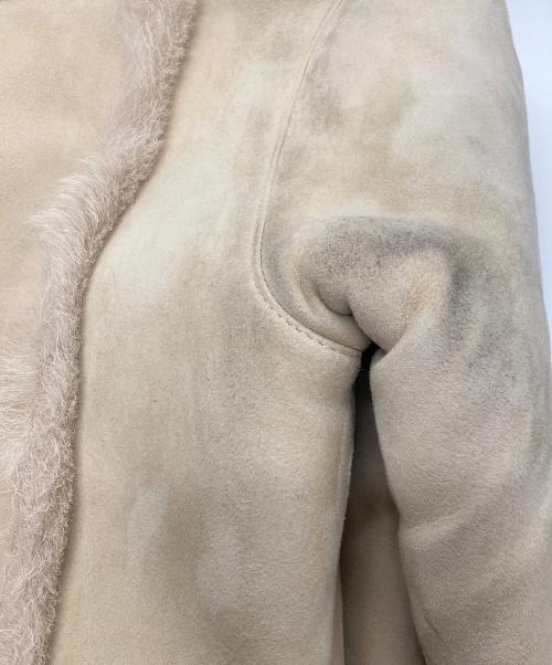 GRACE CONTINENTAL（（グレースコンチネンタル）GRACE CONTINENTAL (（グレースコンチネンタル) ムートンコート ベージュ サイズ:36の古着・服飾アイテム