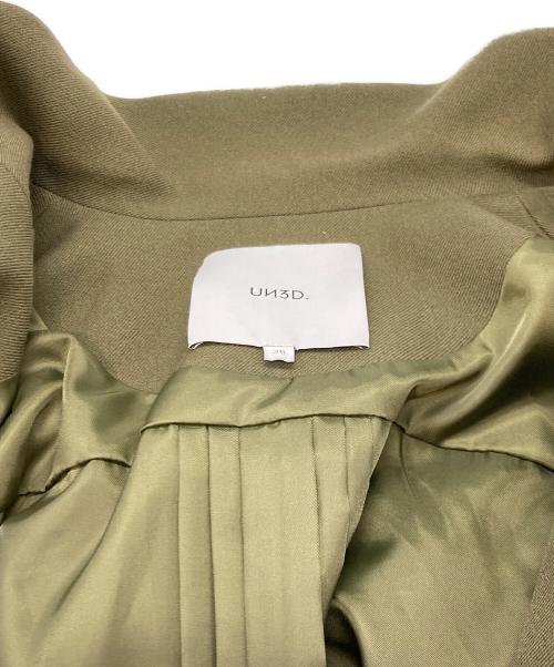 UN3D.（アンスリード）UN3D. (アンスリード) LAYERD COAT グリーン サイズ:Sの古着・服飾アイテム