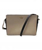 Kate Spadeケイトスペード）の古着「ショルダーバッグ」｜ベージュ×ブラック