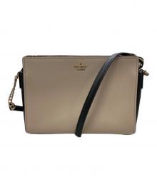 Kate Spade（ケイトスペード）の古着「ショルダーバッグ」｜ベージュ×ブラック