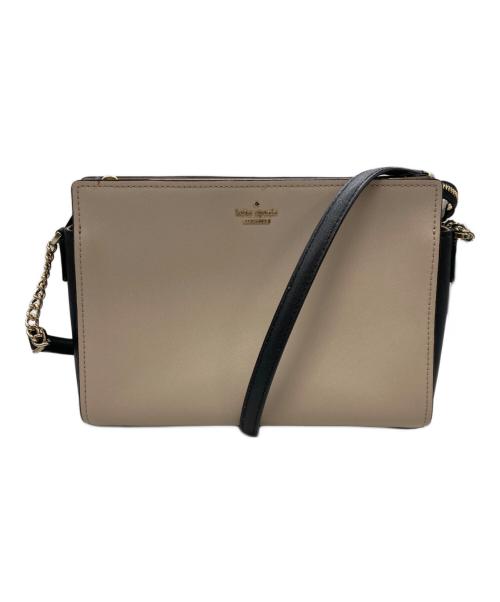 Kate Spade（ケイトスペード）Kate Spade (ケイトスペード) ショルダーバッグ ベージュ×ブラックの古着・服飾アイテム
