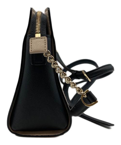 Kate Spade（ケイトスペード）Kate Spade (ケイトスペード) ショルダーバッグ ベージュ×ブラックの古着・服飾アイテム