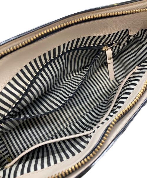 Kate Spade（ケイトスペード）Kate Spade (ケイトスペード) ショルダーバッグ ベージュ×ブラックの古着・服飾アイテム