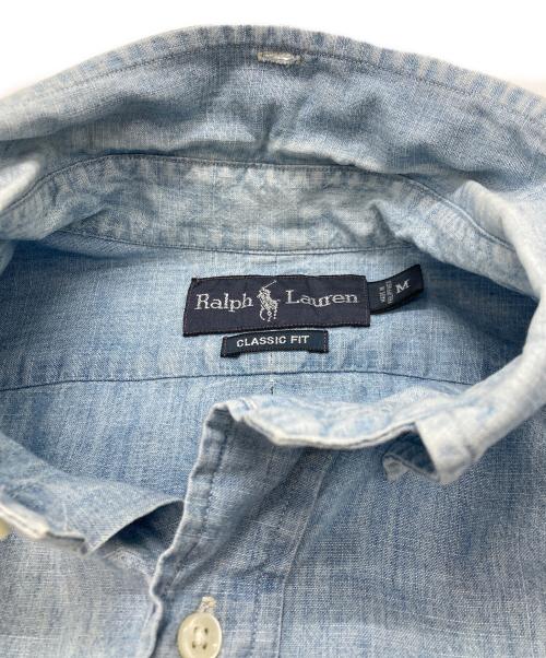 POLO RALPH LAUREN（ポロ・ラルフローレン）POLO RALPH LAUREN (ポロ・ラルフローレン) ボタンダウンシャツ インディゴ サイズ:Mの古着・服飾アイテム