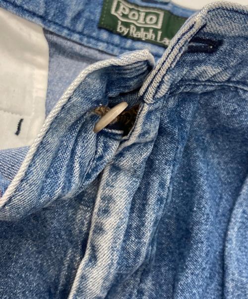POLO RALPH LAUREN（ポロ・ラルフローレン）POLO RALPH LAUREN (ポロ・ラルフローレン) デニムポロチノパン インディゴ サイズ:170の古着・服飾アイテム