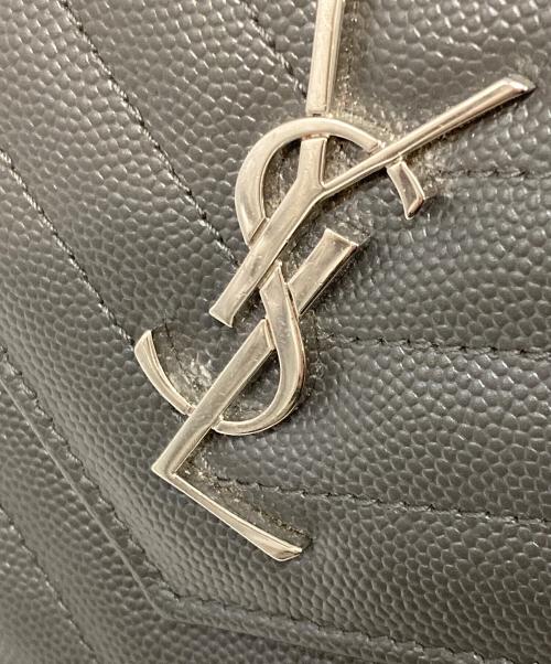 Saint Laurent Paris（サンローランパリ）Saint Laurent Paris (サンローランパリ) ENVOLOPE CHAIN WALLET　HPP3939531 グレーの古着・服飾アイテム