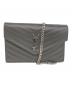 Saint Laurent Paris（サンローランパリ）の古着「ENVOLOPE CHAIN WALLET　HPP3939531」｜グレー