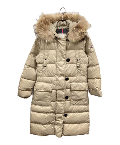 MONCLER（モンクレール）MONCLER (モンクレール) MESSINAダウンコート　49301/91/68959　モンクレール ベージュ サイズ:00の古着・服飾アイテム
