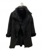 JOSEPHジョゼフ）の古着「ラムレザームートンファーコート」｜ブラック