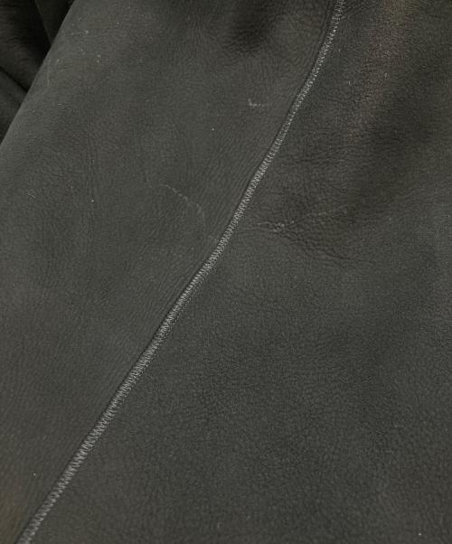 JOSEPH（ジョゼフ）JOSEPH (ジョゼフ) ラムレザームートンファーコート ブラック サイズ:Sの古着・服飾アイテム