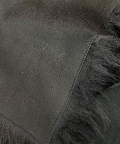 JOSEPH（ジョゼフ）JOSEPH (ジョゼフ) ラムレザームートンファーコート ブラック サイズ:Sの古着・服飾アイテム