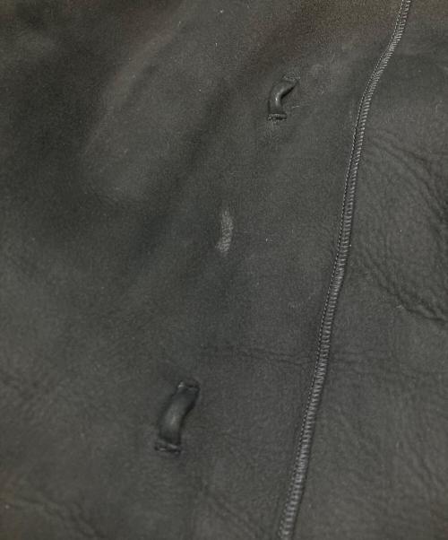 JOSEPH（ジョゼフ）JOSEPH (ジョゼフ) ラムレザームートンファーコート ブラック サイズ:Sの古着・服飾アイテム