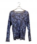 TAAKKターク）の古着「DENDRITIC AGATE TULLE T」｜ネイビー
