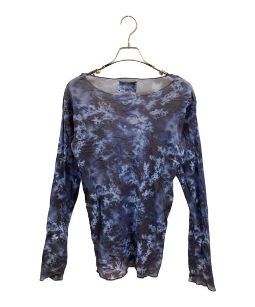 TAAKK（ターク）TAAKK (ターク) DENDRITIC AGATE TULLE T ネイビー サイズ:2の古着・服飾アイテム