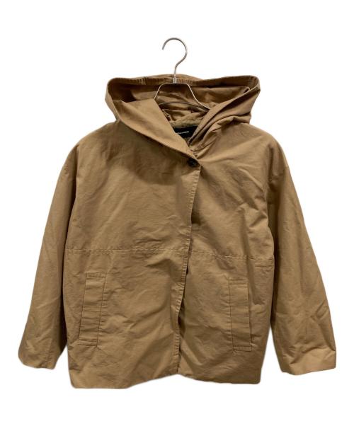 JOURNAL STANDARD（ジャーナルスタンダード）JOURNAL STANDARD (ジャーナルスタンダード) グログランフードコート ベージュ サイズ:36の古着・服飾アイテム