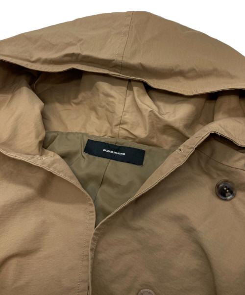 JOURNAL STANDARD（ジャーナルスタンダード）JOURNAL STANDARD (ジャーナルスタンダード) グログランフードコート ベージュ サイズ:36の古着・服飾アイテム