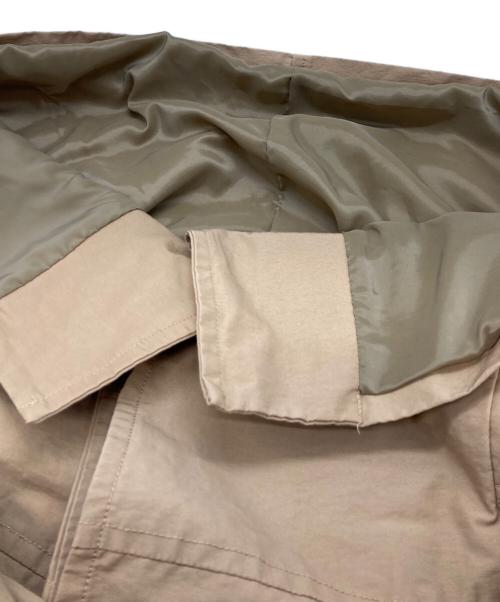 JOURNAL STANDARD（ジャーナルスタンダード）JOURNAL STANDARD (ジャーナルスタンダード) グログランフードコート ベージュ サイズ:36の古着・服飾アイテム