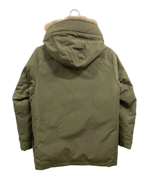 DANTON（ダントン）DANTON (ダントン) ファー付ダウンジャケット カーキ サイズ:38の古着・服飾アイテム