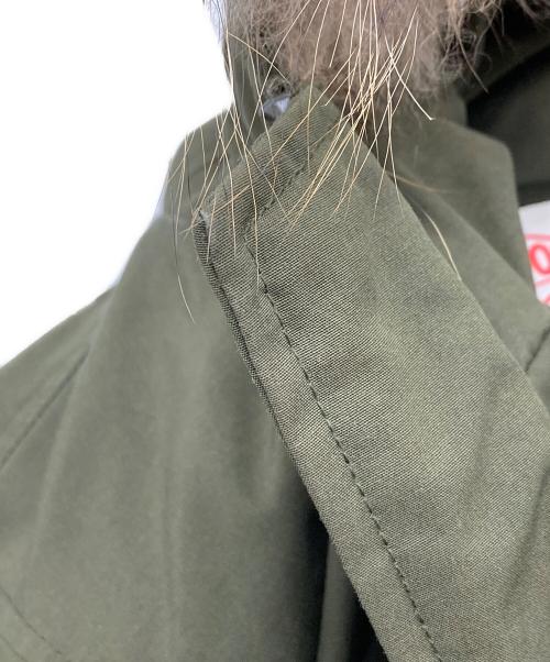 DANTON（ダントン）DANTON (ダントン) ファー付ダウンジャケット カーキ サイズ:38の古着・服飾アイテム