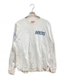 DIESEL（ディーゼル）の古着「プリントカットソー」｜ホワイト