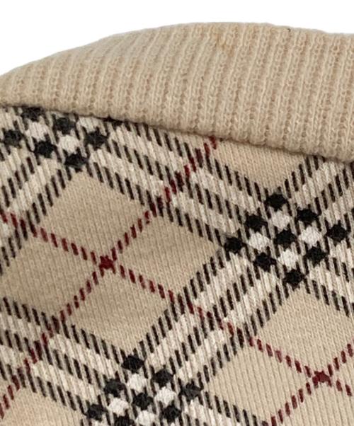 BURBERRY BLUE LABEL（バーバリー ブルー レーベル）BURBERRY BLUE LABEL (バーバリー ブルー レーベル) ノヴァチェック柄スウェット ベージュ サイズ:Ｍの古着・服飾アイテム