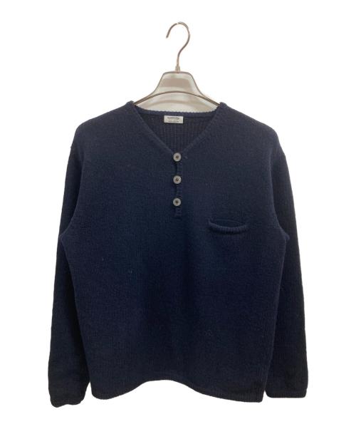 MAATEE&SONS（マーティーアンドサンズ）MAATEE&SONS (マーティーアンドサンズ) 強撚SHETラーベンニット ネイビー サイズ:2の古着・服飾アイテム