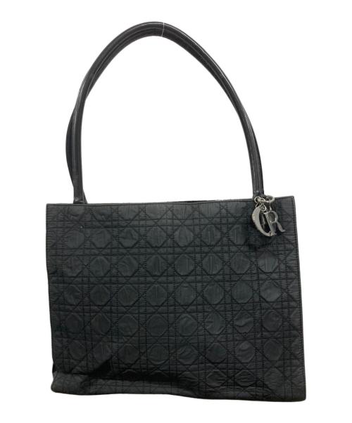 Christian Dior（クリスチャン ディオール）Christian Dior (クリスチャン ディオール) ナイロンハンドバッグ ブラックの古着・服飾アイテム
