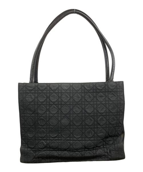 Christian Dior（クリスチャン ディオール）Christian Dior (クリスチャン ディオール) ナイロンハンドバッグ ブラックの古着・服飾アイテム