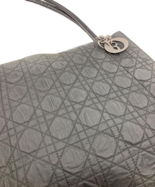 Christian Dior（クリスチャン ディオール）Christian Dior (クリスチャン ディオール) ナイロンハンドバッグ ブラックの古着・服飾アイテム