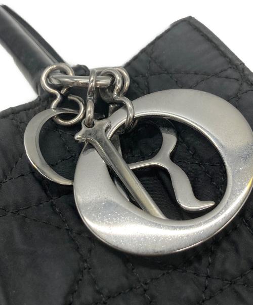 Christian Dior（クリスチャン ディオール）Christian Dior (クリスチャン ディオール) ナイロンハンドバッグ ブラックの古着・服飾アイテム