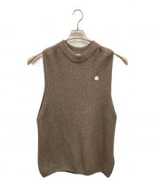 HYKE×MONCLER（ハイク×モンクレール）の古着「GILET TRICOT」｜ブラウン