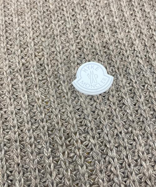 HYKE（ハイク）HYKE (ハイク) MONCLER (モンクレール) GILET TRICOT ブラウン サイズ:4の古着・服飾アイテム