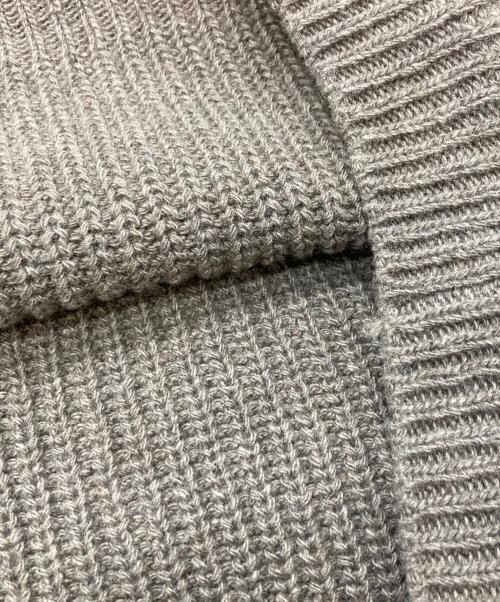 HYKE（ハイク）HYKE (ハイク) MONCLER (モンクレール) GILET TRICOT ブラウン サイズ:4の古着・服飾アイテム