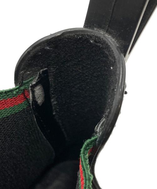 GUCCI（グッチ）GUCCI (グッチ) サイドゴアブーツ ブラック サイズ:size8の古着・服飾アイテム