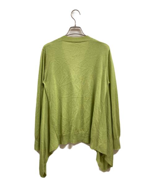 MaxMara（マックスマーラ）MaxMara (マックスマーラ) シルク混ニットカーディガン グリーン サイズ:Ｍの古着・服飾アイテム
