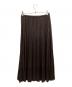 HUMAN WOMAN (ヒューマンウーマン) オーガンジープリーツスカート ブラウン サイズ:Ｍ：5000円