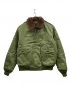 HOUSTONヒューストン）の古着「B-10フライトジャケット」｜カーキ