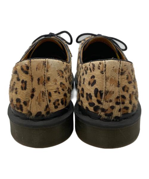 Dr.Martens（ドクターマーチン）Dr.Martens (ドクターマーチン) BEAMS (ビームス) 3ホールレオパードブーツ ベージュ×ブラウン サイズ:UK9の古着・服飾アイテム