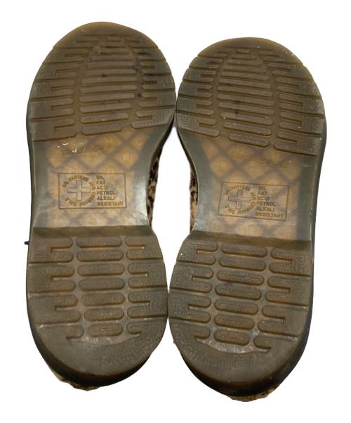 Dr.Martens（ドクターマーチン）Dr.Martens (ドクターマーチン) BEAMS (ビームス) 3ホールレオパードブーツ ベージュ×ブラウン サイズ:UK9の古着・服飾アイテム