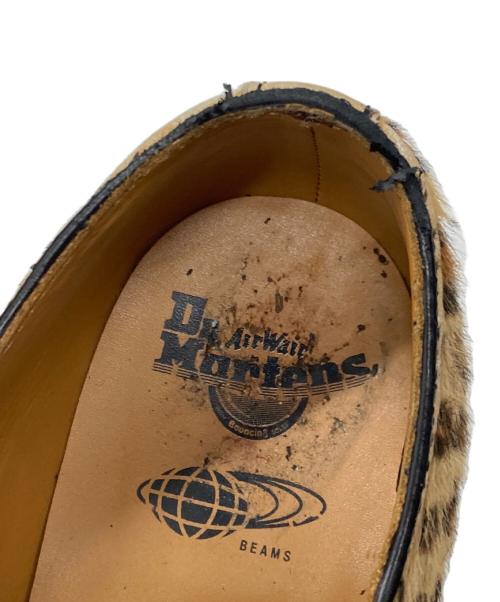 Dr.Martens（ドクターマーチン）Dr.Martens (ドクターマーチン) BEAMS (ビームス) 3ホールレオパードブーツ ベージュ×ブラウン サイズ:UK9の古着・服飾アイテム