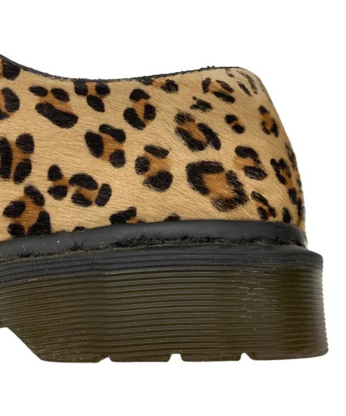 Dr.Martens（ドクターマーチン）Dr.Martens (ドクターマーチン) BEAMS (ビームス) 3ホールレオパードブーツ ベージュ×ブラウン サイズ:UK9の古着・服飾アイテム